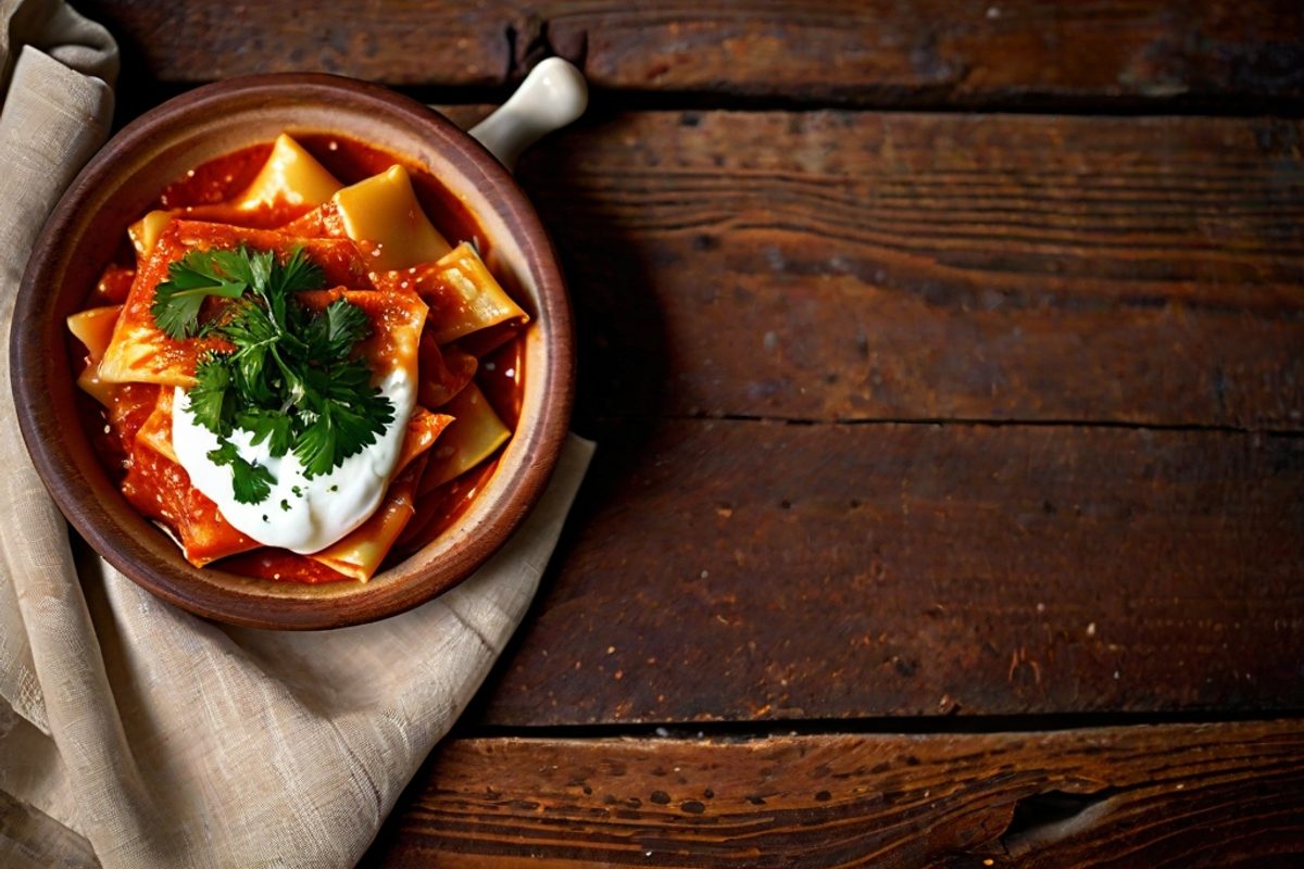 Etyeki Gomolya – Ungarischer Frischkäse mit Paprika-Tomaten-Ragout und Fladenbrot