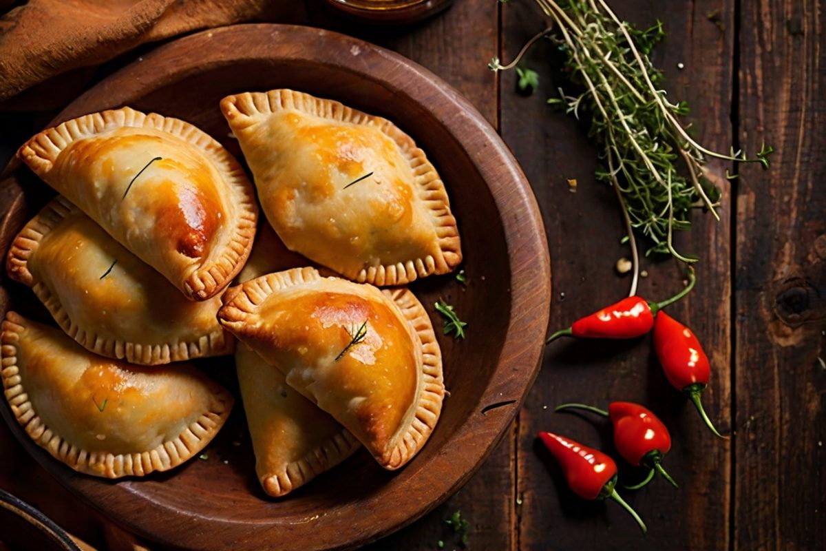 Queso de Peñarroya – Überbackene Käse-Empanadas mit Piquillo-Paprika und Honig